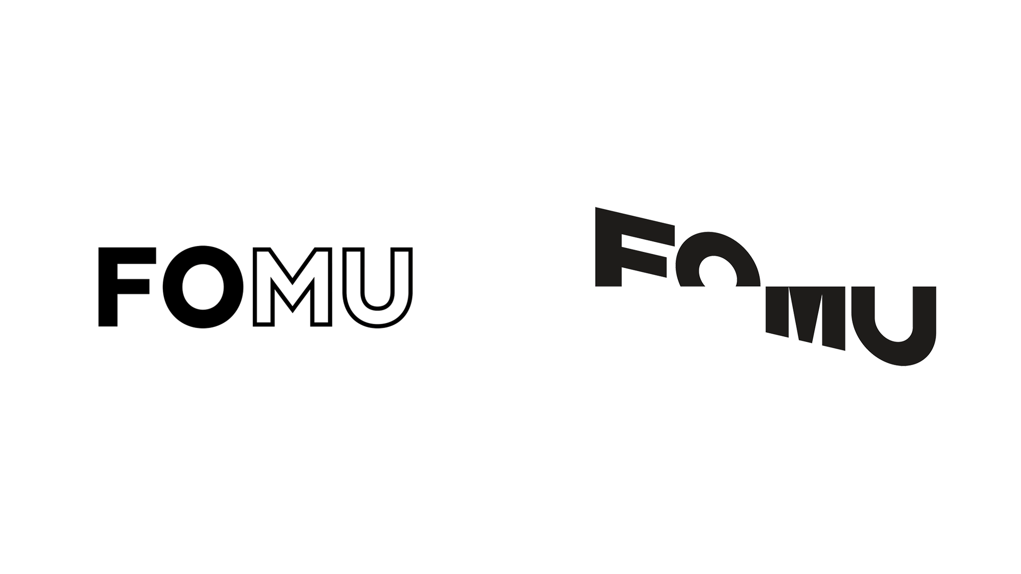 Brand New: New Logo and Identity for FOMU by Mutant