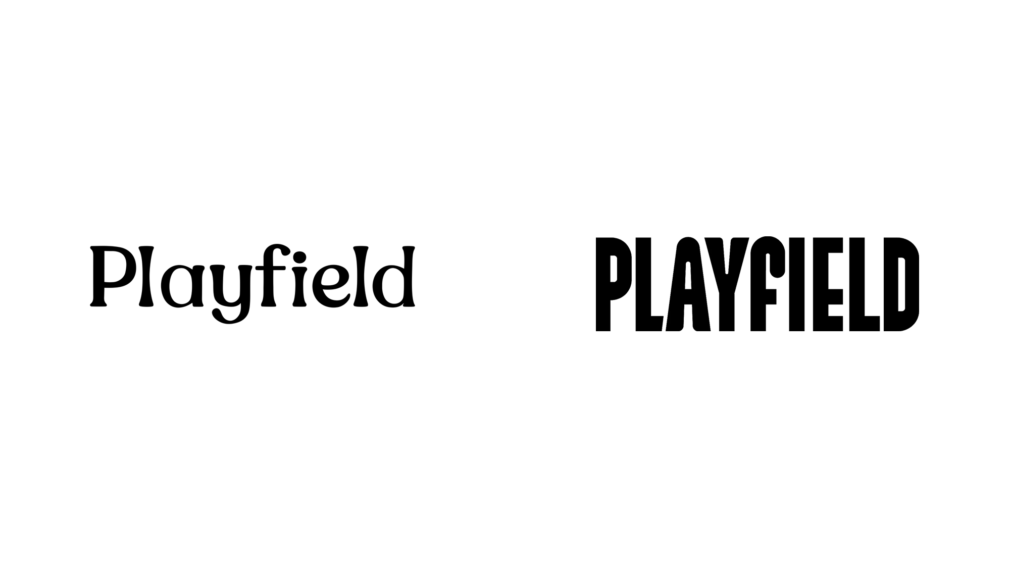 Brand New: New Logo and Identity for Playfield by Colorbrand