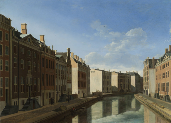 View of the Golden Bend in the Herengracht, Gerrit Adriaensz. Berckheyde, 1671 - 1672