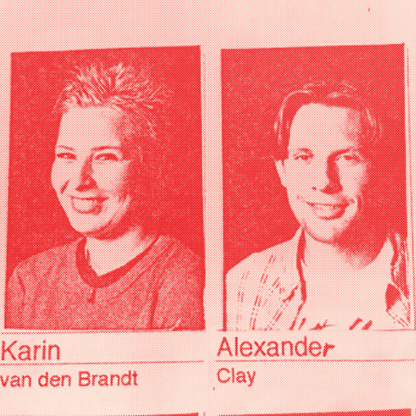Karin van den Brandt and Alex Clay