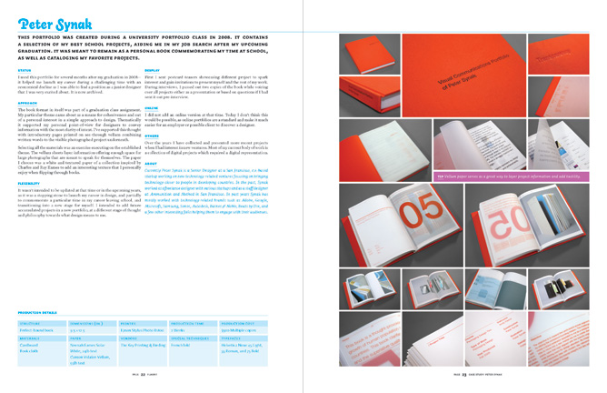 graphic designer pdf portfolio