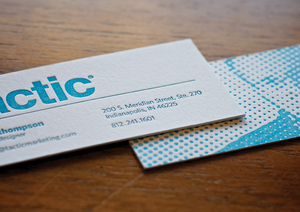 Business Card for Self-Promotion by Tactic