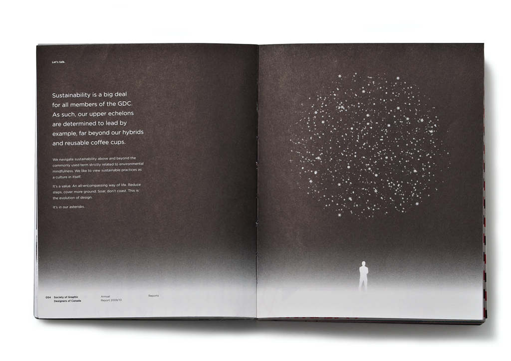 Annual Report for Society of Graphic Designers of Canada by Foundry Communications