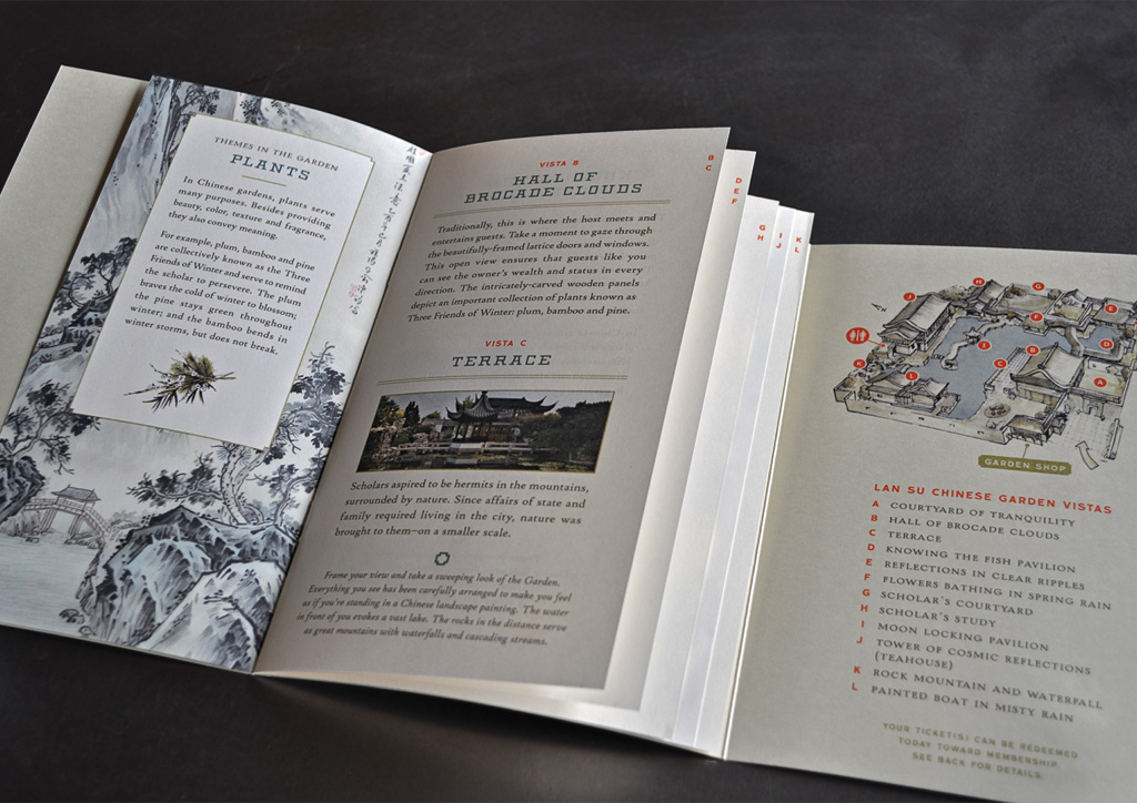 Brochure for Lan Su Chinese Garden by Sockeye