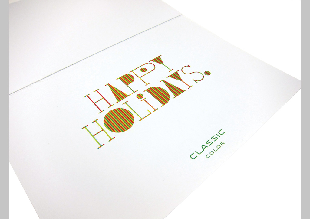 Holiday Card for Classic Color by Plural