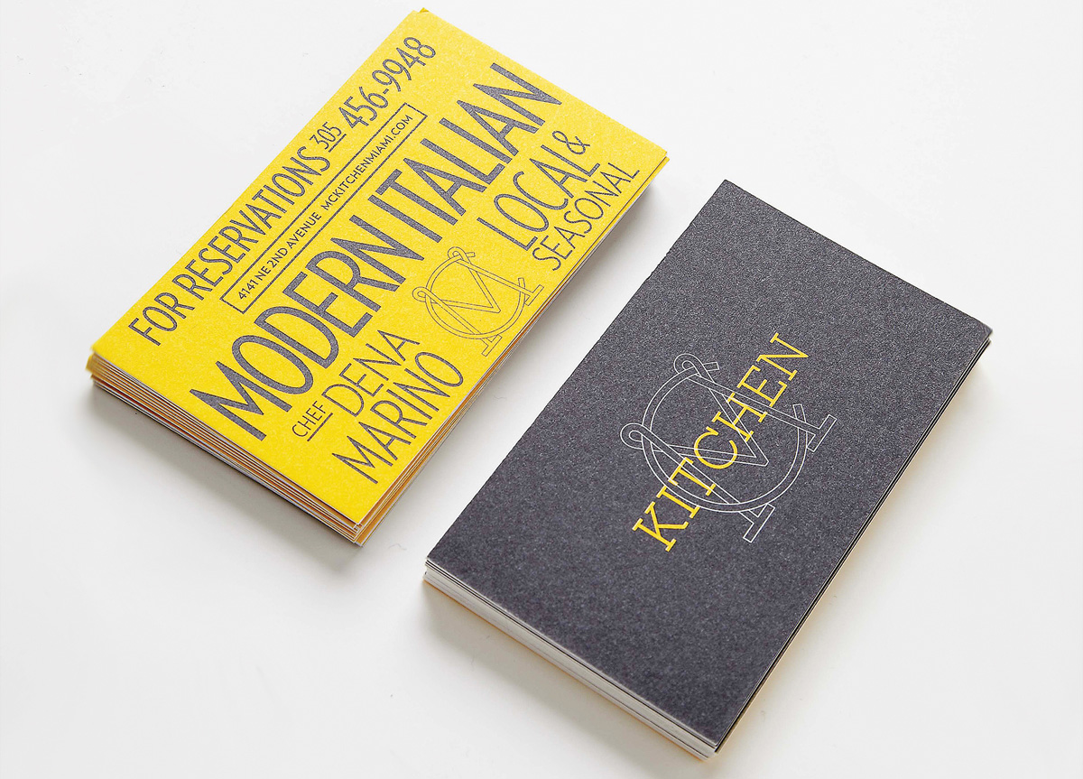 Identity Materials for MC Kitchen by OCD | The Original Champions of Design