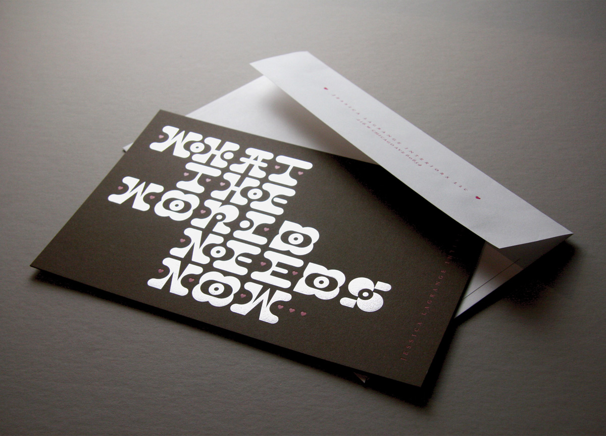 Greeting Card for Jessica Lagrange Interiors by Thirst/3st