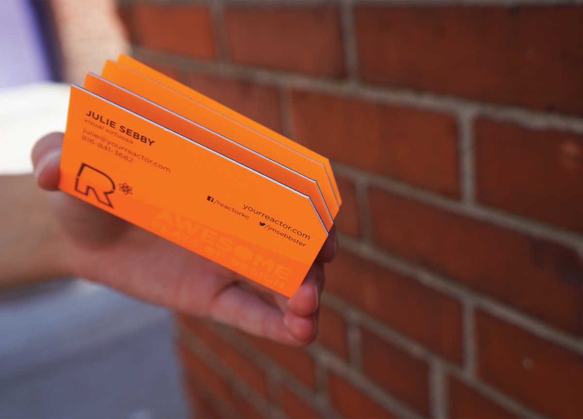 Business Card for/by REACTOR Design Studio