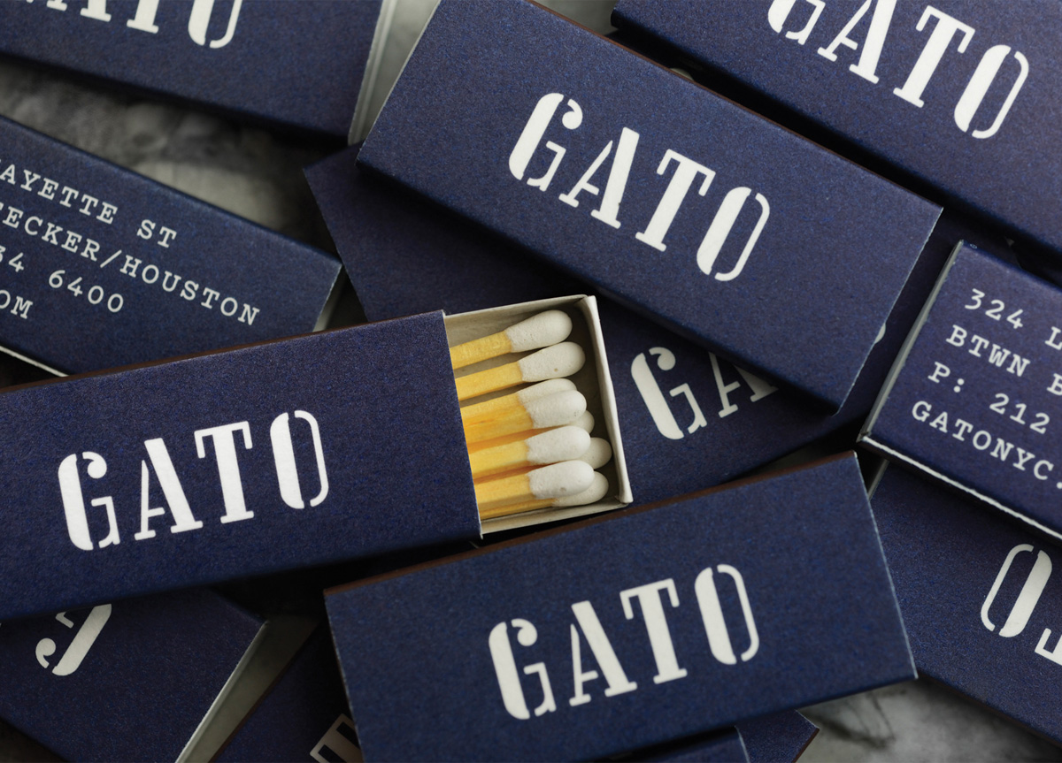 Collateral by Pentagram for GATO