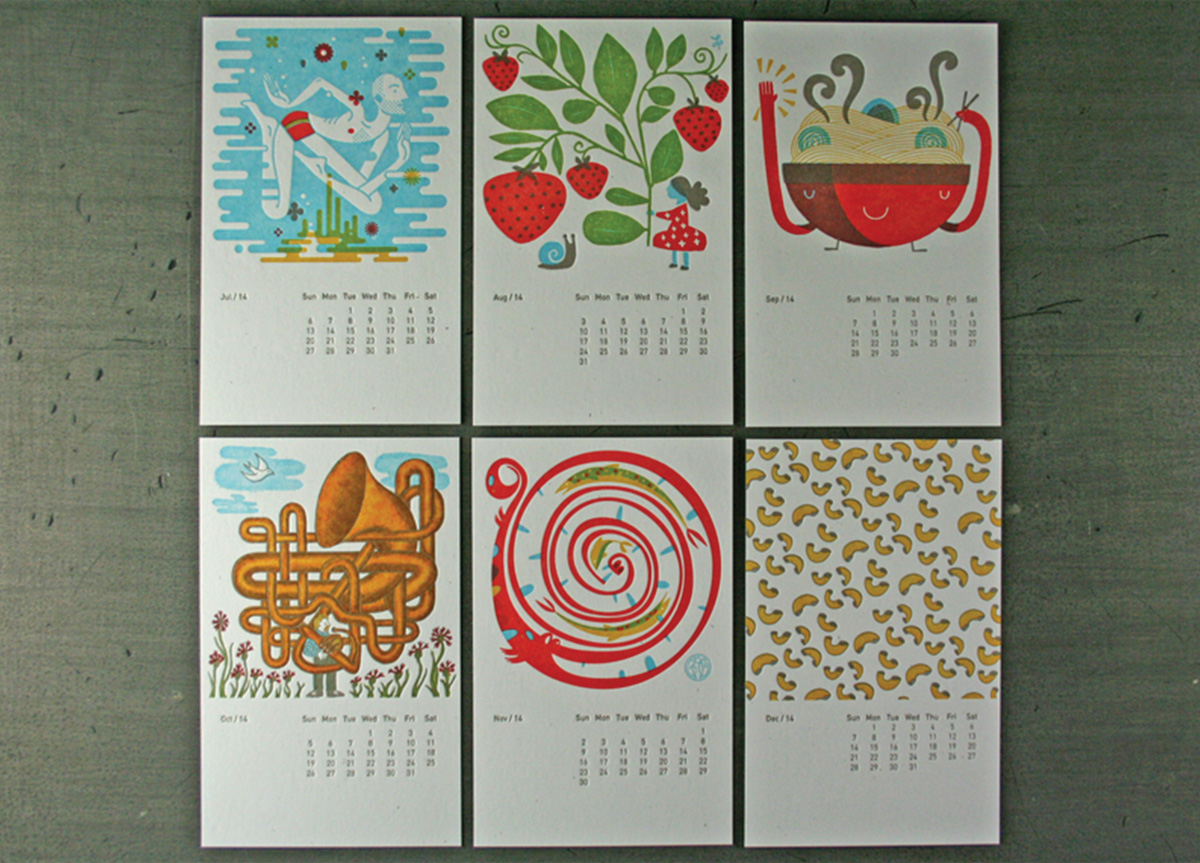 Calendar by/for Studio On Fire
