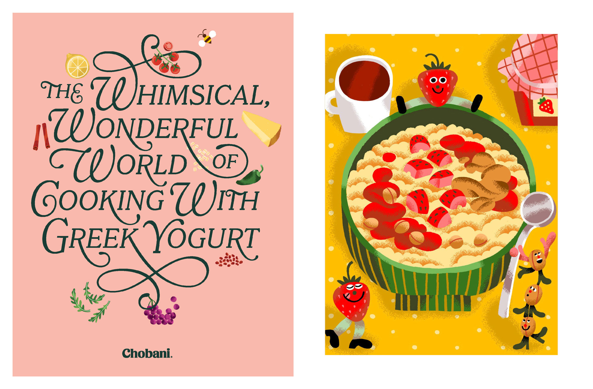 Chobani Cookbook, Illustration: Cari Vander Yacht