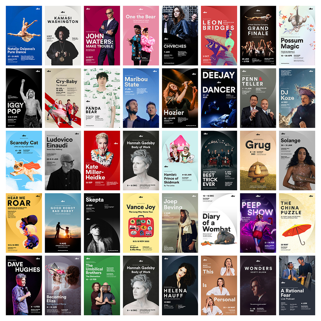 Selected show posters