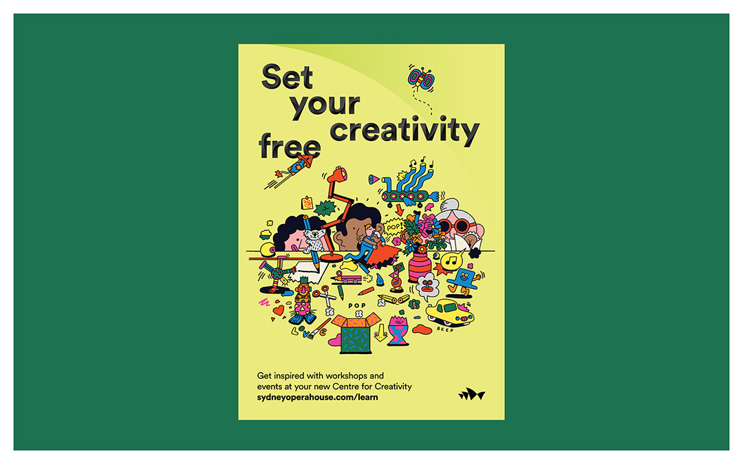  ‘Set your creativity free’ Centre for Creativity launch campaign. 