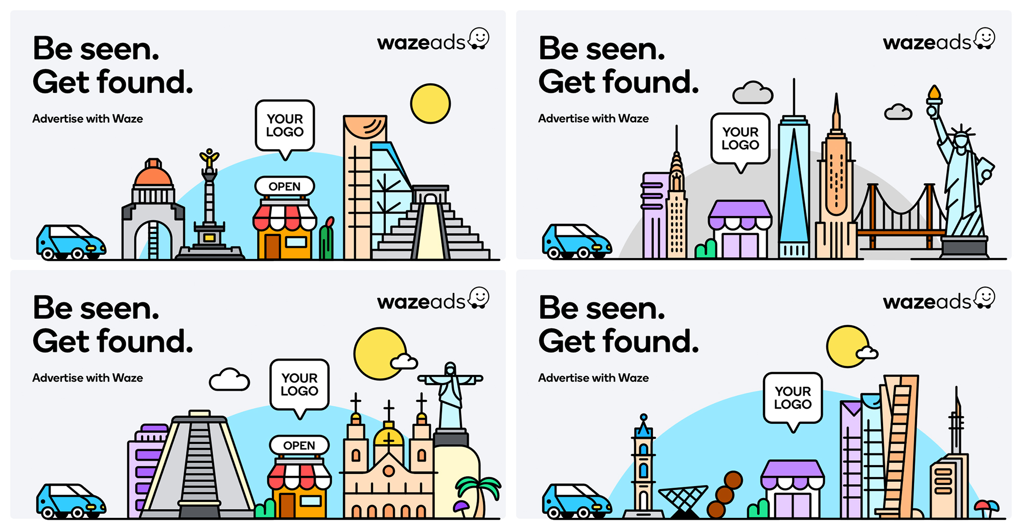 Waze Ads Localized Banner Campaign