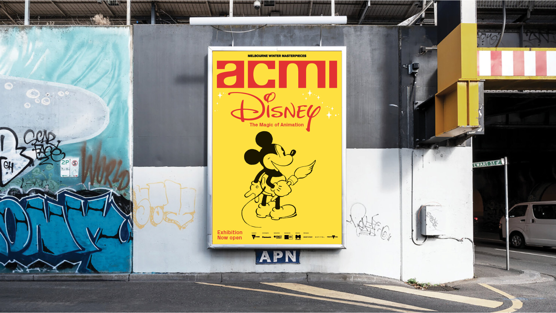 Disney Exhibition Campaign: Billboard/Tram and Street Poster