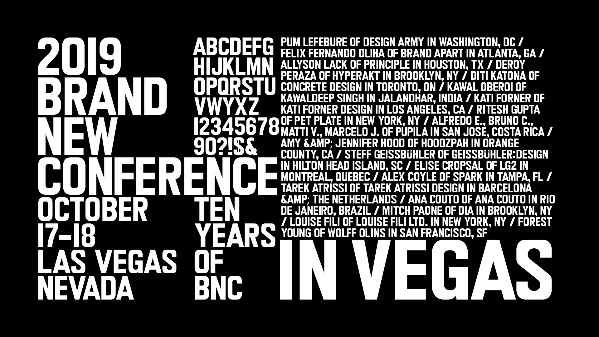2019 Brand New Conference Identity